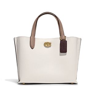 Bolsa Coach Willow Tote 24 Colorblock Branco C8561B4CAH