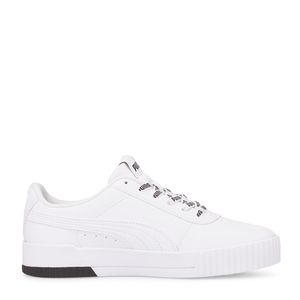 Tênis Puma Carina Logomania BDP White Black 38765501