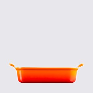 Travessa Retangular Heritage Le Creuset Laranja 32 CM