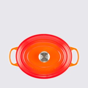 Panela Oval Signature Le Creuset Laranja 6,3 L