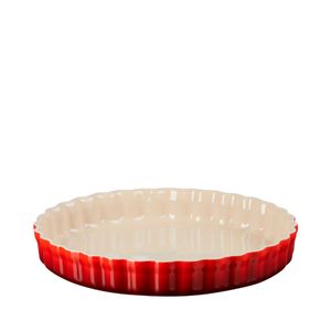 Travessa Canelada Le Creuset Vermelho 28 CM