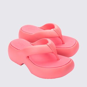 Melissa Free Fuzzy Platform Rosa 35875