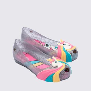 Mini Melissa Ultragirl Unicórnio Infantil Vidro Glitter Rosa 35918