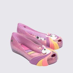 Mini Melissa Ultragirl Unicórnio Infantil Lilás Glitter 35918