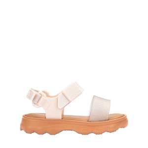 Mini Melissa Kick Off Sandal Baby Bege Glitter 35935