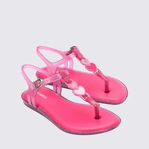 Mini Melissa Solar Infantil Rosa Glitter 35921