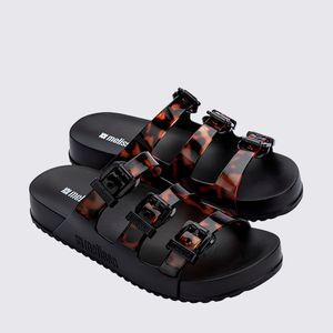 Melissa Cozy Stripes Preto Vidro 35943