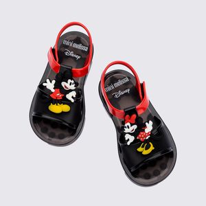 Mini Melissa Play + Mickey e Minnie Preto Vermelho 35982