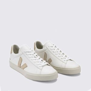 Tênis Veja Campo Chromefree Leather White Almond Vert CP0502920A