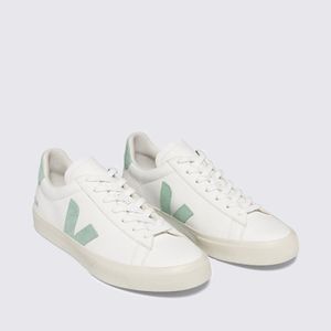 Tênis Veja Campo Chromefree Leather White Matcha Vert CP0502485A