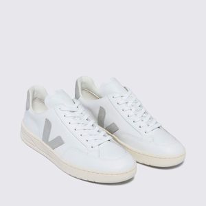 Tênis Veja V-12 Leather White Light Grey Vert XD0203484A