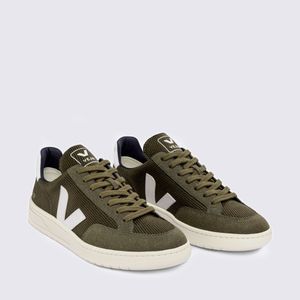 Tênis Veja V-12 B-Mesh Olive White Vert XD0102820A