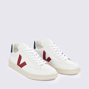 Tênis Veja V-12 Leather Extra White Marsala Nautico XD0201955A