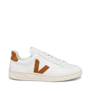 Tênis Veja V-12 Leather Extra White Camel Vert XD0202322A