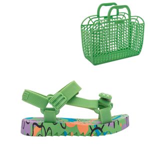 Mini Melissa + Bolsa Playtime Baby Verde Lilás 35690