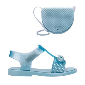 Mini Melissa + Bolsa Infantil Glossy Azul 35747