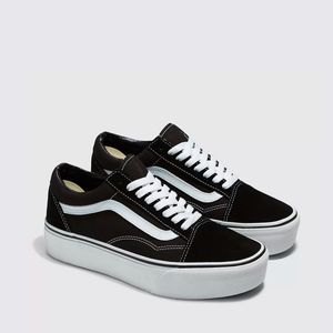 Tênis Vans Old Skool Platform Black White VN0A3B3UY28