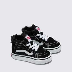 Tênis Vans Infantil Sk8-Hi Zip Black White VN000XG5Y28