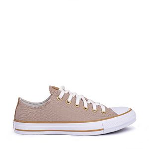 Tênis Converse All Star Chuck Taylor Rosa Nude Marrom Claro Branco CT27520001