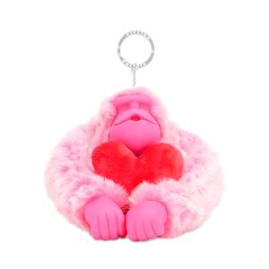 Chaveiro Kipling Valentine Monkey XL Rosa I3130V84