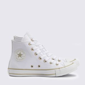 Tênis Converse Chuck Taylor All Star Branco Ouro Claro CT28330001