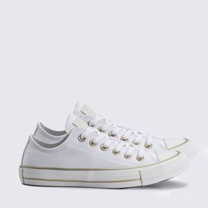 Tênis Converse Chuck Taylor All Star Branco Ouro Claro CT28340001