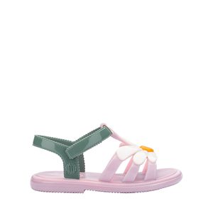 Mini Melissa Hip Bloomy Baby Rosa Metalizado Verde 35902