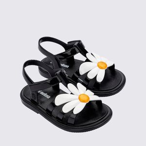 Mini Melissa Hip Bloomy Baby Preto Branco 35902