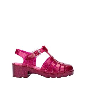 Mini Melissa Possession Heel Infantil Rosa Escuro Glitter 35950