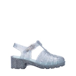 Mini Melissa Possession Heel Infantil Vidro Glitter Azul 35950