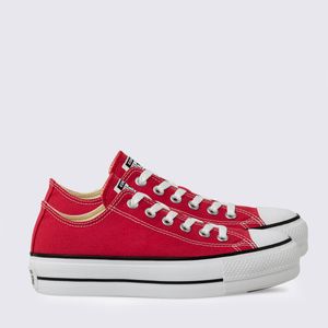 Tênis All Star Chuck Taylor Platform Vermelho Preto Branco CT04950002