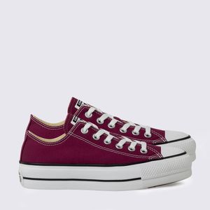 Tênis Converse Chuck Taylor All Star Platform Ox Bordo Ct04950004