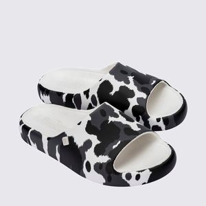 Melissa Free Print Slide Branco Preto 33973