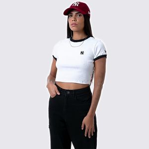 Camiseta Feminina Cropped New Era New York Yankees MBV24TSH051