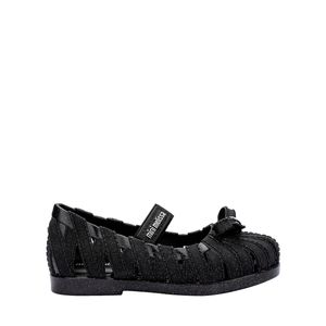 Mini Melissa M Lover Ballerina Baby Preto Glitter 35956