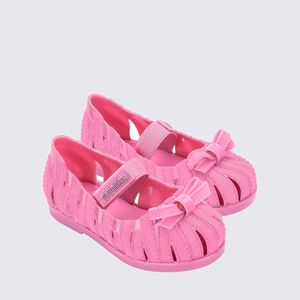 Mini Melissa M Lover Ballerina Baby Rosa Glitter 35956