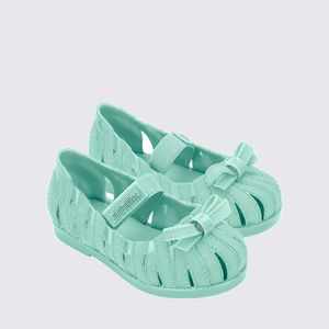 Mini Melissa M Lover Ballerina Baby Verde Glitter 35956