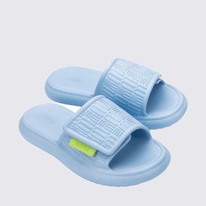 Melissa Free Fuzzy Slide Azul Claro 35867