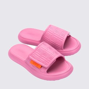 Melissa Free Fuzzy Slide Rosa 35867