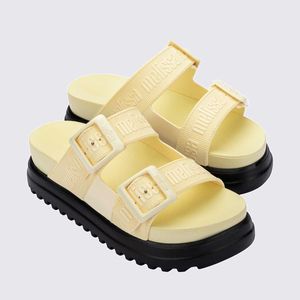 Melissa Cozy M Lover Platform Bege Preto 35977