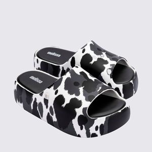 Melissa Free Print Platform Branco Preto 33996