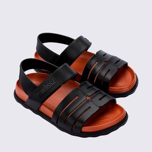 Melissa Kaiteki Sandal Preto Marrom 35942