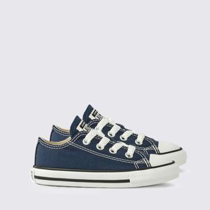 Tênis Converse Chuck Taylor All Star Infantil Marinho Cru Preto CK00010003