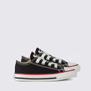 Tênis Converse Chuck Taylor All Star Infantil Preto Vermelho CK00010007