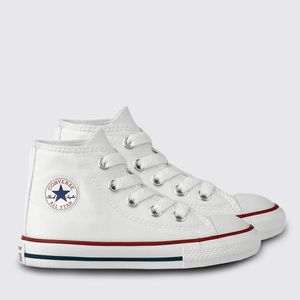 Tênis Converse Chuck Taylor All Star Infantil Branco Marinho CK00030001