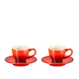 Set 2 Xícara de Espresso Le Creuset Vermelho