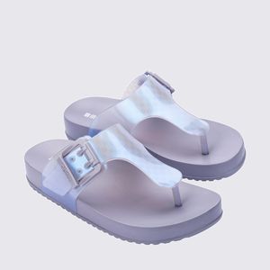 Melissa Cozy Flip Flop Cinza Azul Perolado 35933