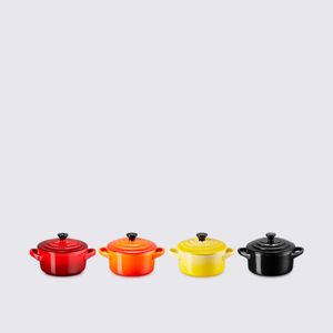 Set 4 Mini Cocotte Le Creuset