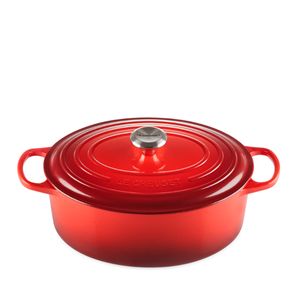 Panela Oval Signature Le Creuset Vermelho 6,3 L