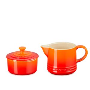 Set 1 Creme e 1 Açúcar Le Creuset Laranja